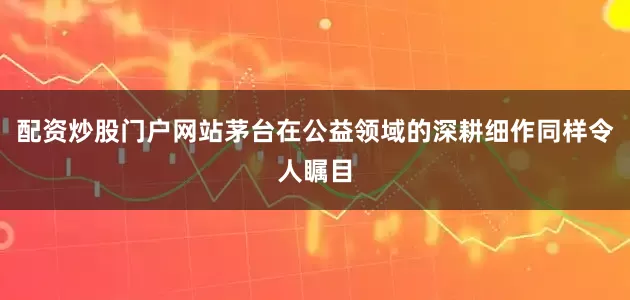 配资炒股门户网站茅台在公益领域的深耕细作同样令人瞩目
