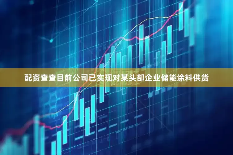配资查查目前公司已实现对某头部企业储能涂料供货